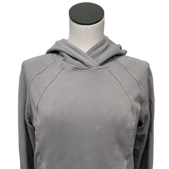 Lululemon Scuba Pullover Hooded in Washed Dark Chrome Womens Size‎ 4 - Picture 5 of 12